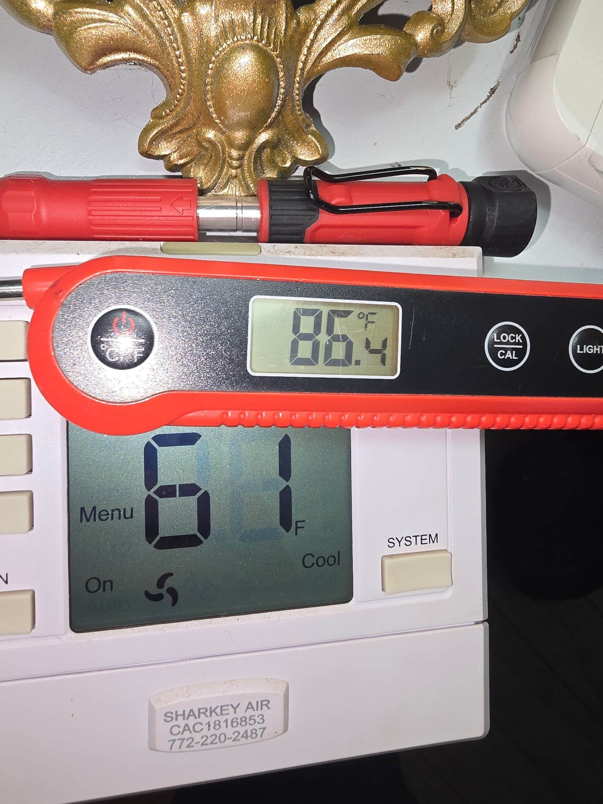 Thermostat Set to 61° but the House Was 86° image