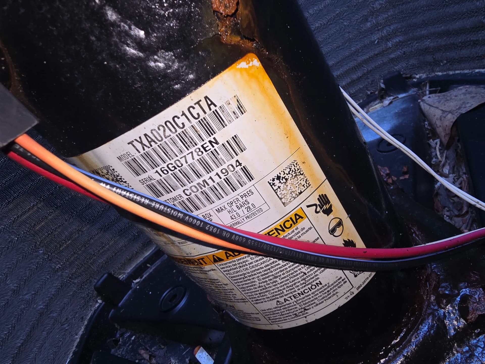 A Rusted-Through Compressor Stopped This AC System Cold