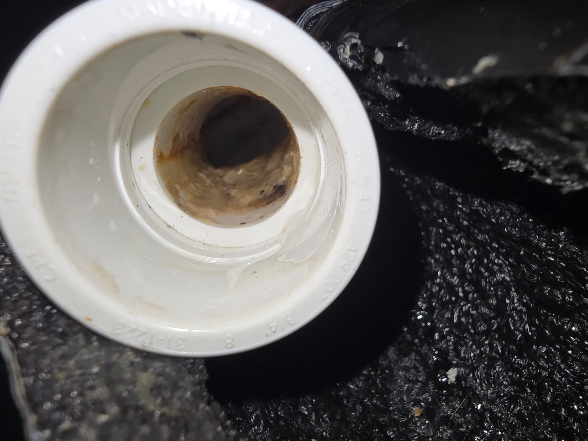 Gallery photos for A Clogged Drain Line Did This to a Ceiling: Image #1