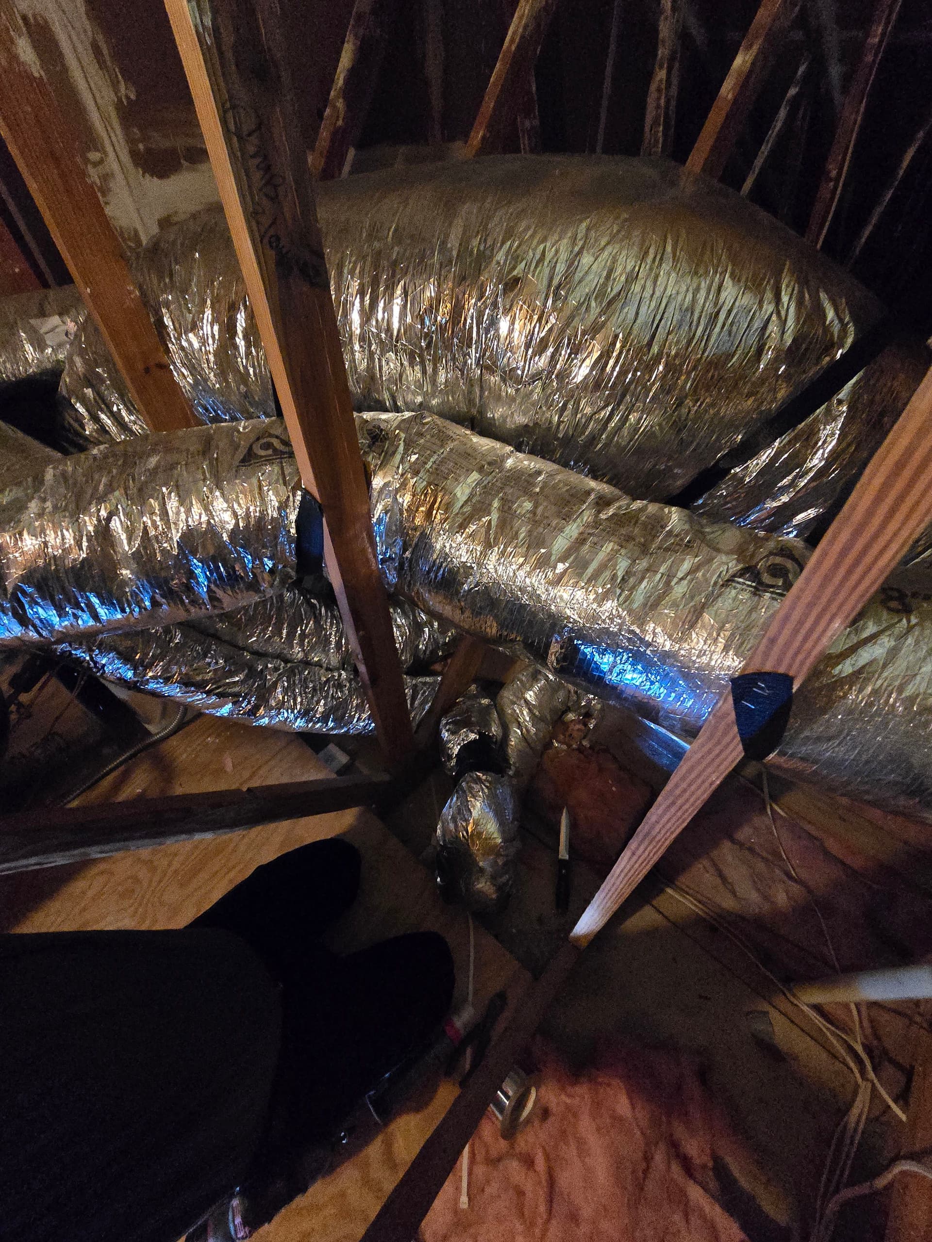 Gallery photos for Bad Ductwork in the Attic Was Killing Airflow: Image #1