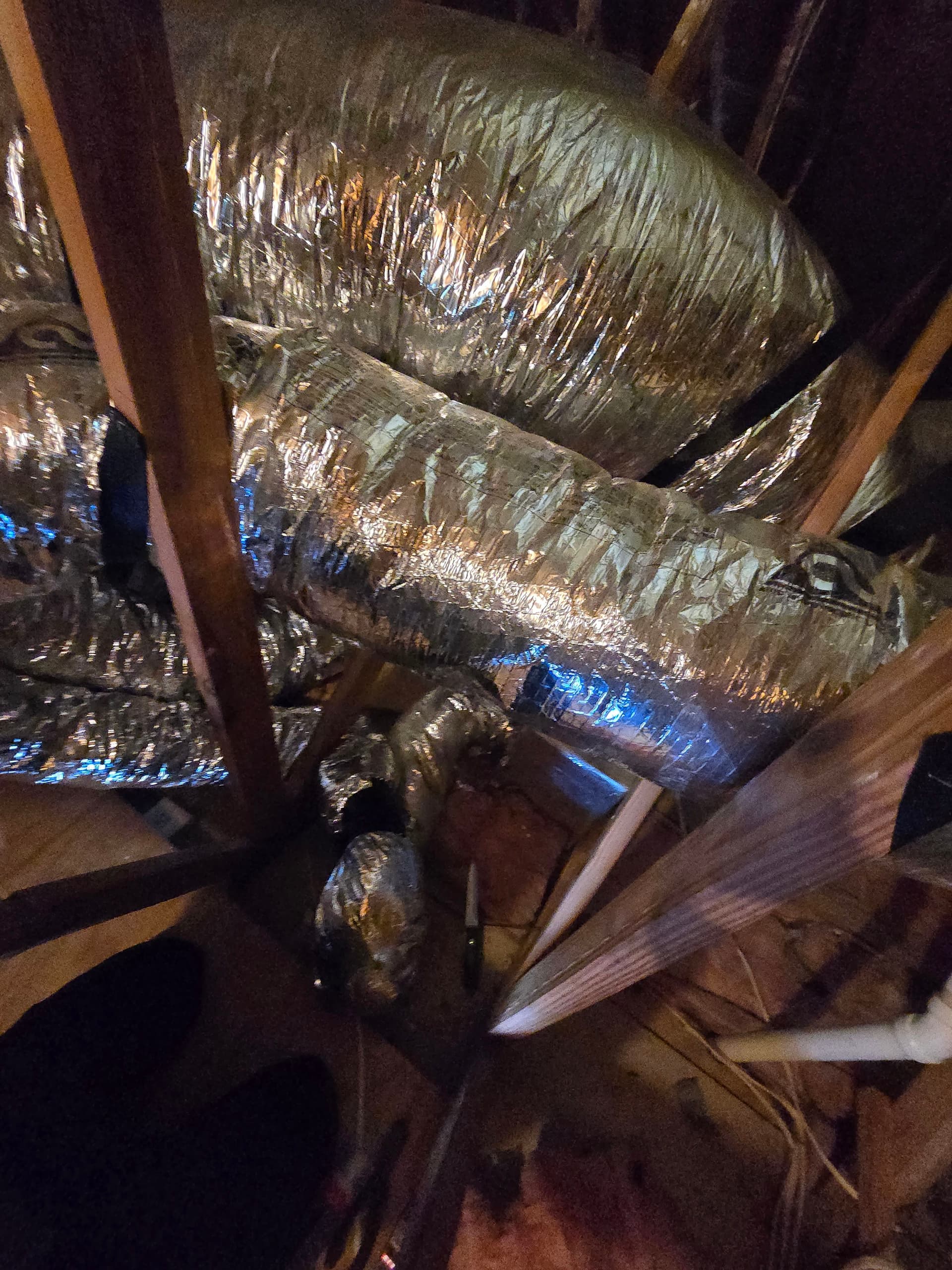 Gallery photos for Bad Ductwork in the Attic Was Killing Airflow: Image #2