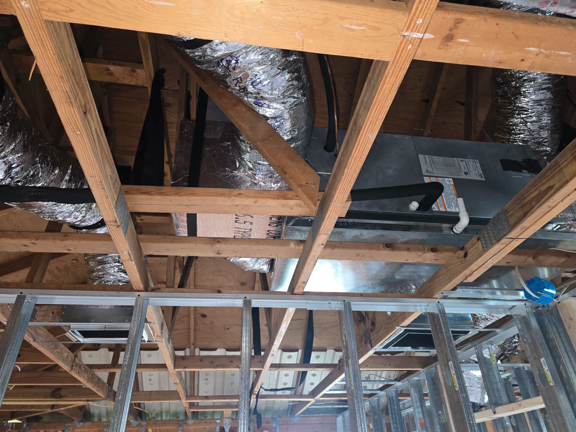 Gallery photos for HVAC Ductwork Installation During an Active Home Remodel: Image #4